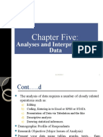 Chapter Five:: Analyses and Interpretation of Data