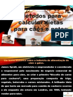 Aula de Calculo de Alimento (Quadrado de Pearson)