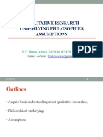 Qualitative Research Methods