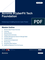 Acronis #CyberFit Tech Foundation (Training Content)