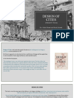 Design of Cities: (Edmund N. Bacon) By-Abhiti Rawat and Harsh Jaiswal