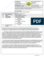 Training / Activity Completion Report: I. Title of The Training / Activity II. Objective/S