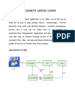 Gym Management Application: Abstract