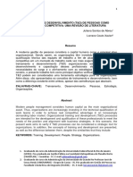 Artigo Treinamento e Desenvolvimento de Pessoas Como Estrategia Competitiva 0