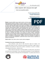 Práticas e (Im) Práticas Corporais - Julio Fetter e Natália Tatinazo