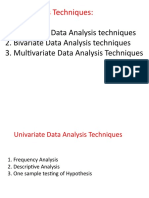 Data Analysis Techniques MBA and EMBA March 22 2017