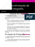 Desenvolvimento Da Fotografia