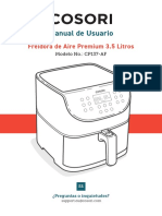 Manual de Usuario: Freidora de Aire Premium 3.5 Litros