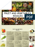 Fruit and Vegetables Riddles