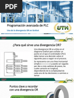 Programacion Avanzada de PLC. Uso de La Divergencia OR