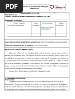 Fichas de Resumen Investigación Trabajo de Grado