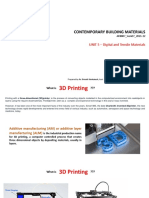 Unit 5 - Digital and Tensile Materials