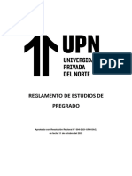 Reglamento de Estudios de Pregrado