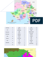 Gujarat District Map