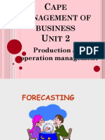 Forecasting Techniques