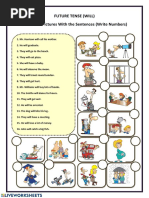 Future Simple Matching Exercise