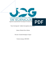 Investigacion de Analisis Fisico - Quimicos de Los Cereales