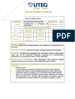 FUNDAMENTOS DE ECONOMIA - Taller Unidad