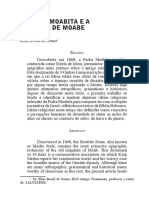 A Pedra Moabita e A Religião de Moabe