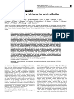 3-Hyperprolinemia Is A Risk Factor For Schizoaffective Disorder