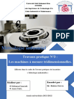 TP 3 Machine Tridimontionnelle