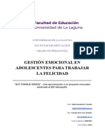 Gestión Emocional en Adolescentes para Trabajar La Felicidad