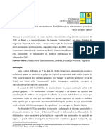 A Reação À Contracultura No Brasil Ditatorial e o Anticomunismo Paranóico