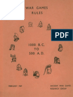 (TableTop) WRG - WARGAME RULES, 1000 BC - 500 AD