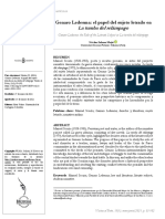 Genaro Ledesma: El Papel Del Sujeto Letrado En: La Tumba Del Relámpago