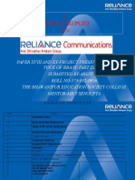 FINAL Reliance Communication