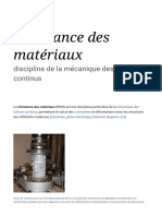 Résistance Des Matériaux - Wikipédia