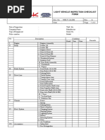 HSE-F-OA-036, LIGHT VEHICLE INSPECTION FORM Revisi A