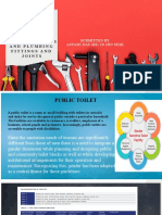 Public Toilet Design Standards, Plumbing Materials, Plumbing Tools and Plumbing Fittings and Joints