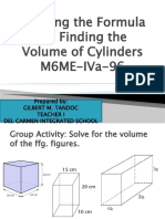 Deriving The Formula For Finding The Volume of