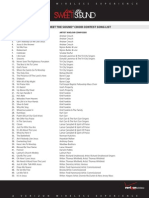 How Sweet The Sound Song List