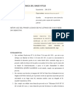 Apersonamiento Vario Domicilio Procesal y Pido Copias