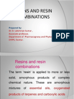 Resins and Resin Combinations: Prepared by