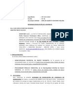 Demanda Arbitral Eurotubo Nuevo Chimbote - Resolución de Contrato I231-2014