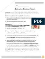 Student Exploration: Circulatory System