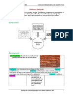 Sedimentary Rocks (Lecture Notes)