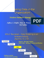 Modeling Data in The Organization
