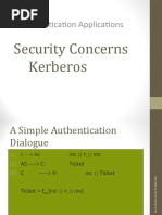 Authentication Applications: Security Concerns Kerberos