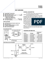 TC4421 TC4422 9A High-Speed Mosfet Drivers: Features General Description