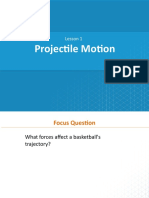 CA Lesson 1 Projectile Motion