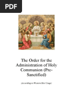 The Western Orthodox Liturgy - (Deacon)