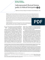 American J Political Sci - 2021 - Skorge - Mobilizing The Underrepresented Electoral Systems and Gender Inequality in