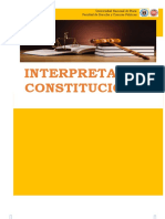 Interpretacion Constitucional.