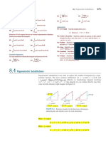 8.4 Trigonometric Substitutions