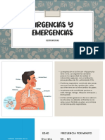 Urgencias y Emergencias R e S P I R A T o R I A S