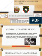 Criminalistica en El Mundo